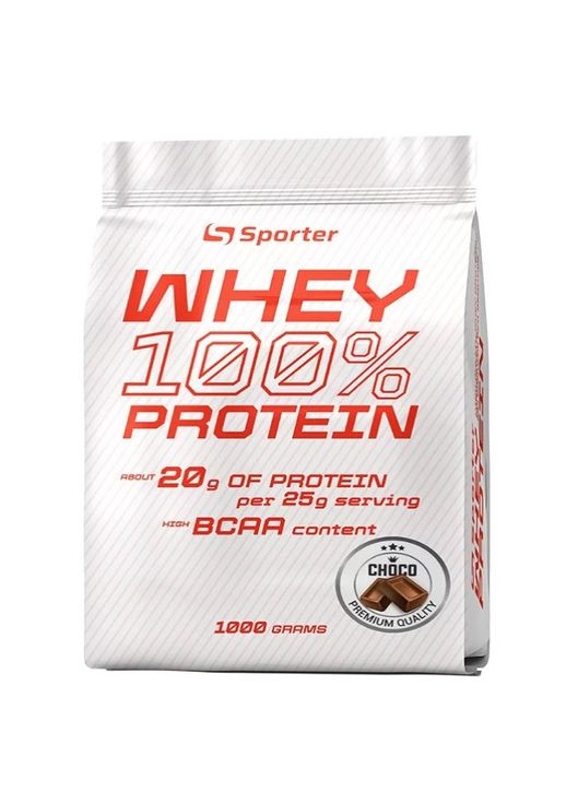 Протеїн Whey 100% Protein 1 кг смак ваніль Sporter (296108106)
