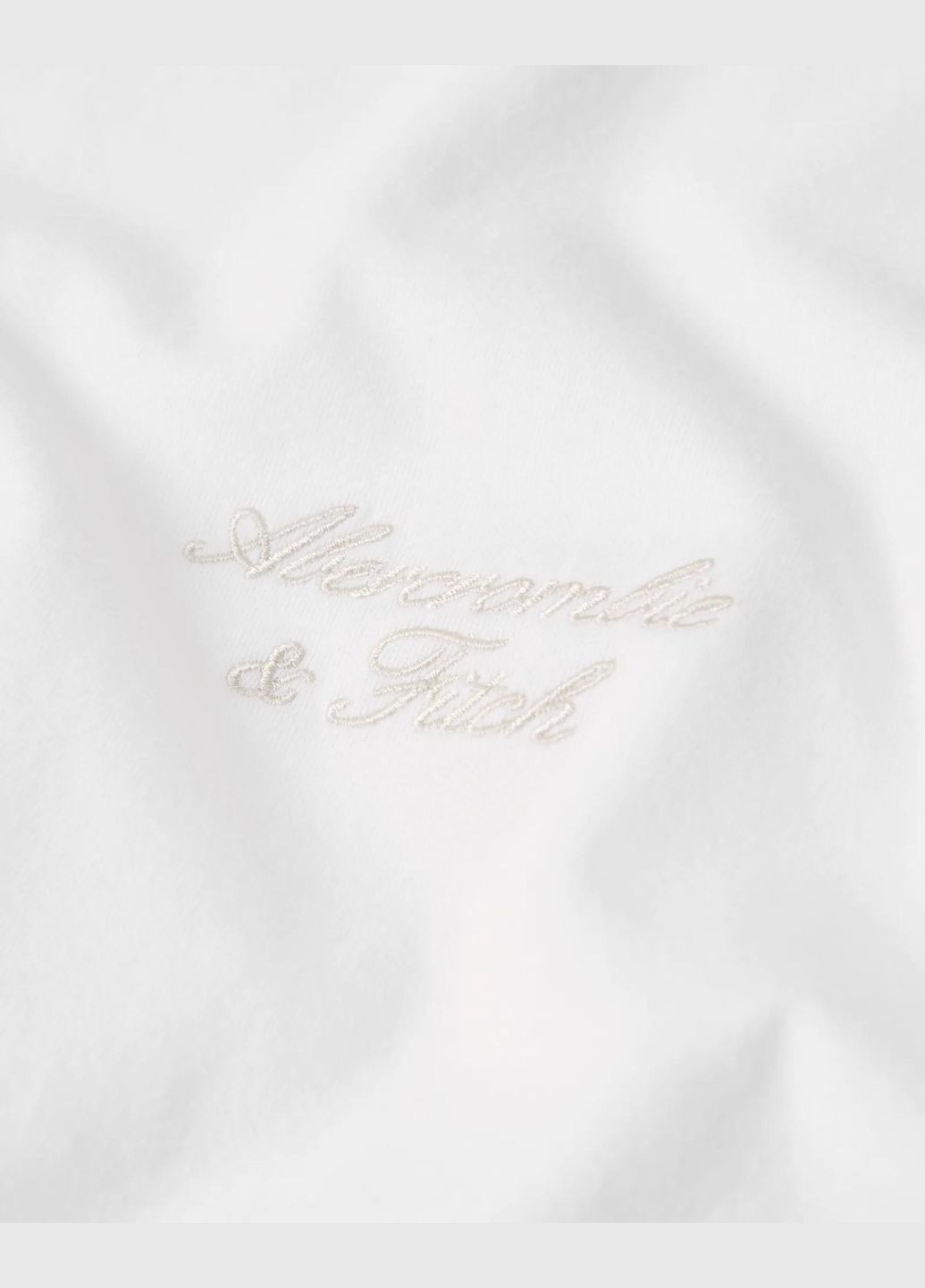 Белая летняя футболка женская af9053w Abercrombie & Fitch