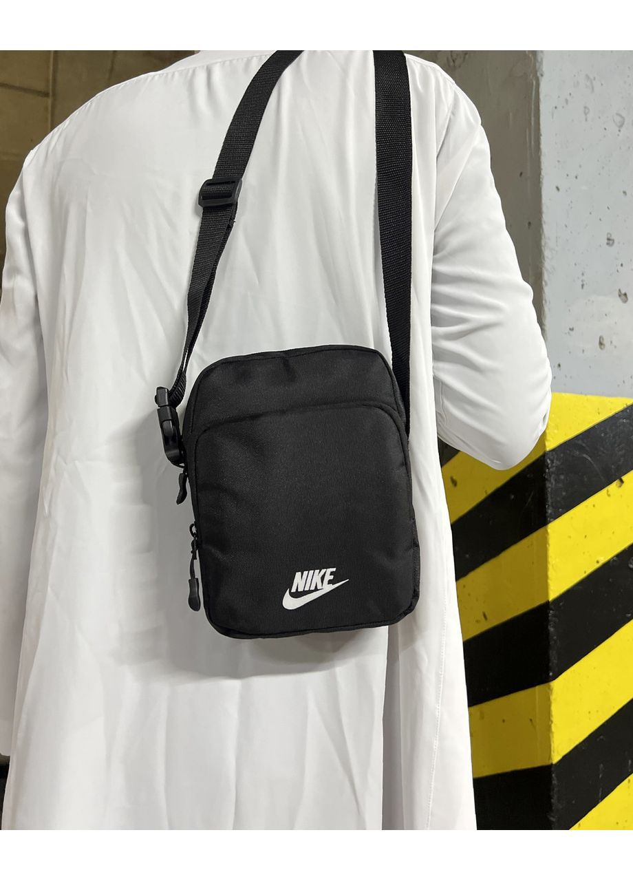 Черная спортивная барсетка - удобная мужская модель на каждый день No Brand (365592506)