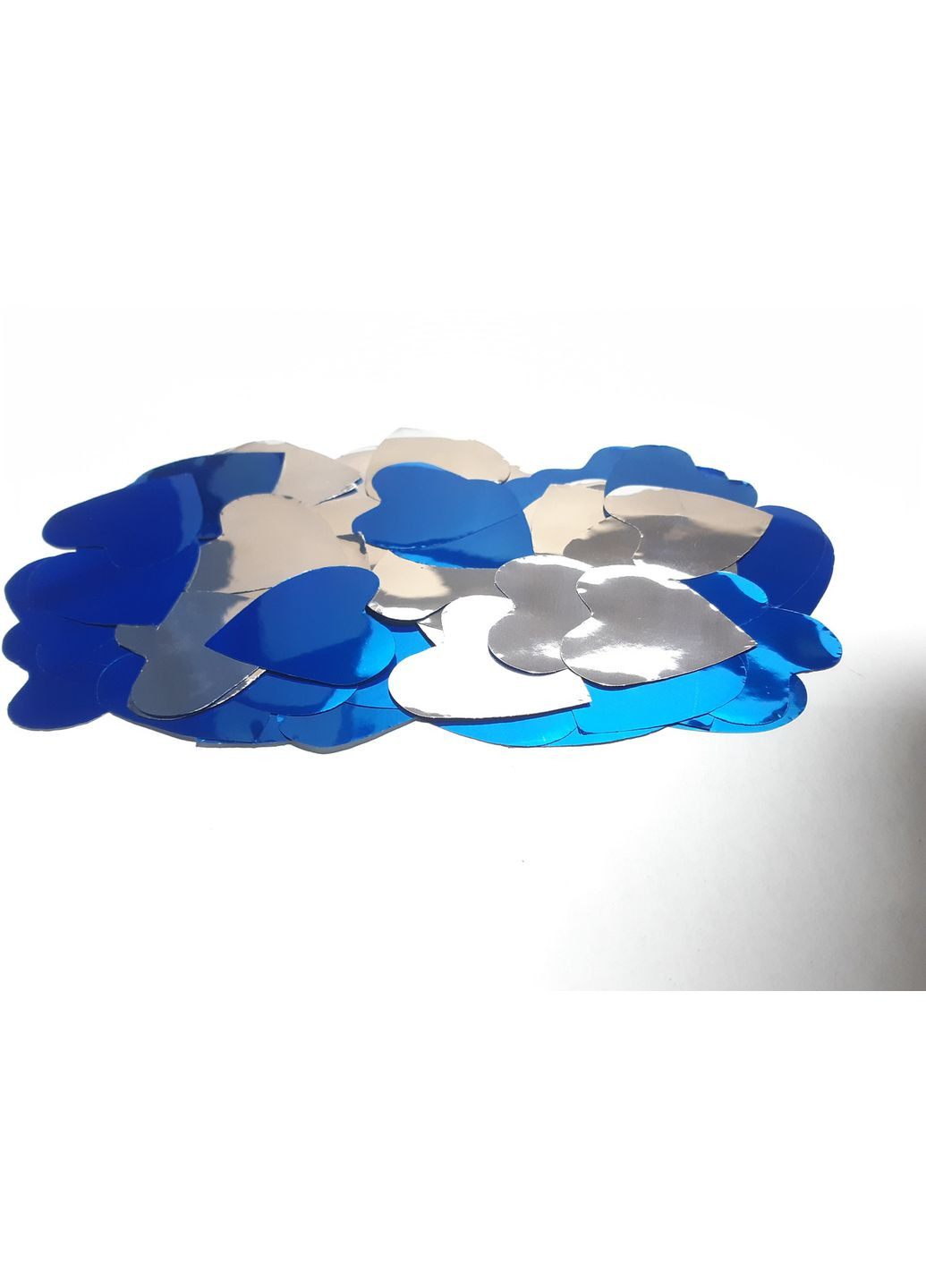 Сердечка сріблясто-сині No Brand (368969858)