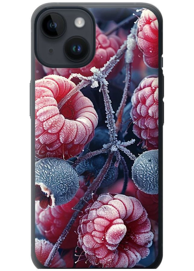 Силіконовий чохол 'Морозні ягоди' для Endorphone apple iphone 14 (285119005)
