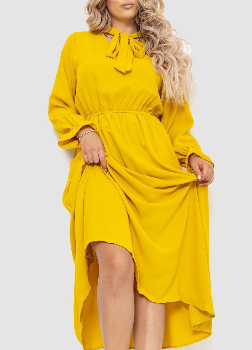 Гірчична ошатне плаття New Trend