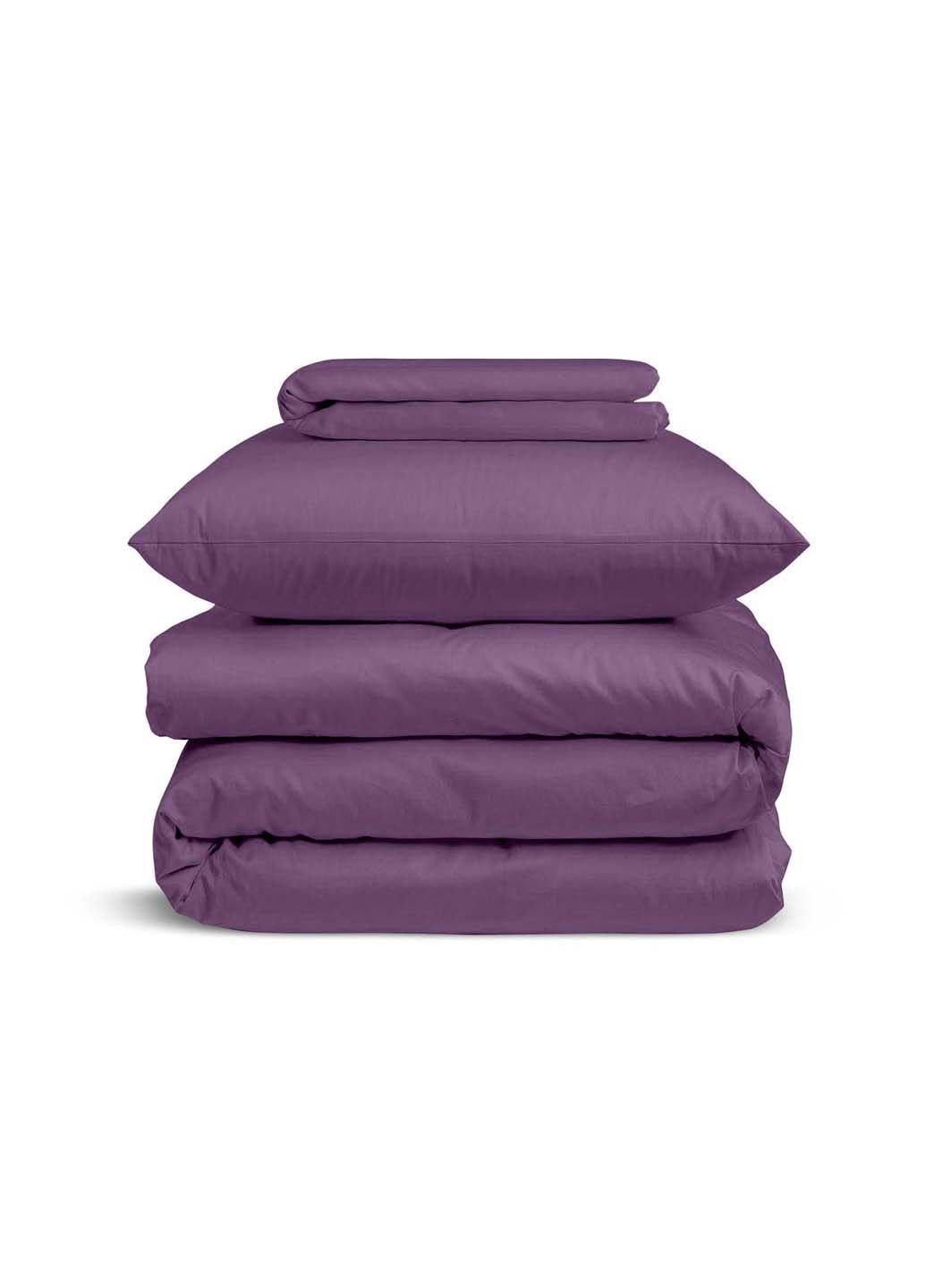 Подростковая постель сатин с простыней на резинке INK 160х220 см Cosas (307477228)