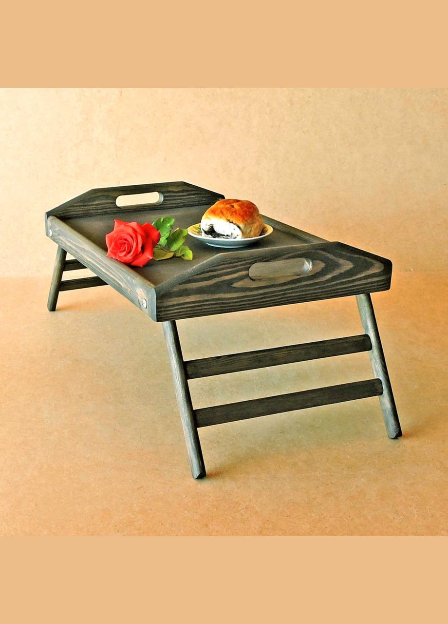 Столик-піднос для сніданку з дерева Флорида моріон (СТП-000411) No Brand (327844841)