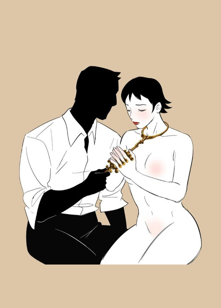 Металлический ошейник UPKO Migratory Bird с фиксатором для пальчиков рук, золотистый No Brand (322421581)