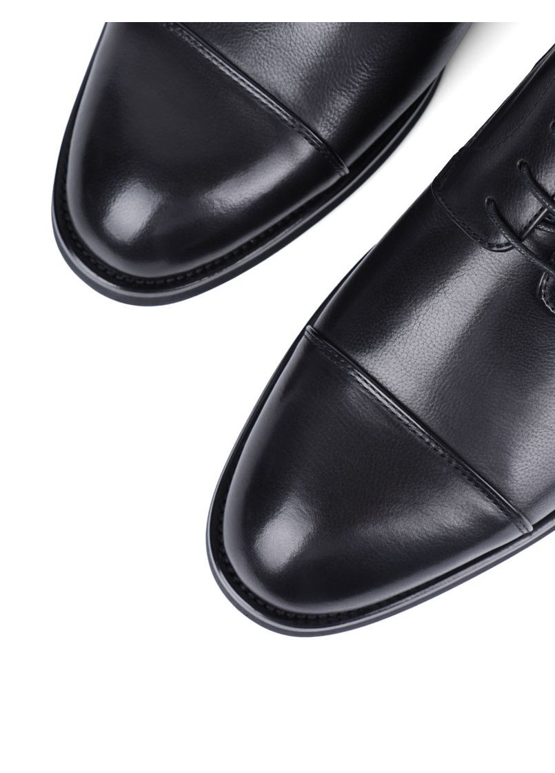 Черные мужские туфли kt1388-100-m5 черный кожа Miguel Miratez