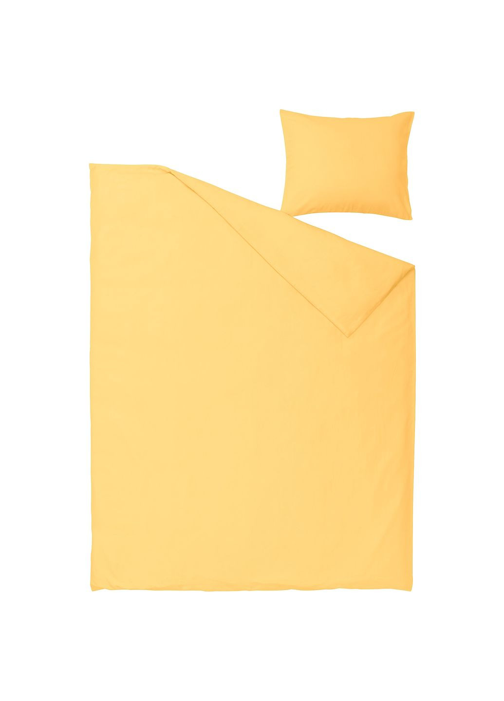 Комплект постельного белья Ä желтый 150200/5060 см IKEA (273482752)
