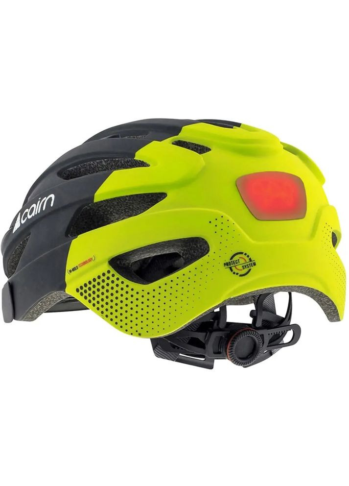 Велошолом Fusion LED USB Чорний-Жовтий Cairn (296261890)