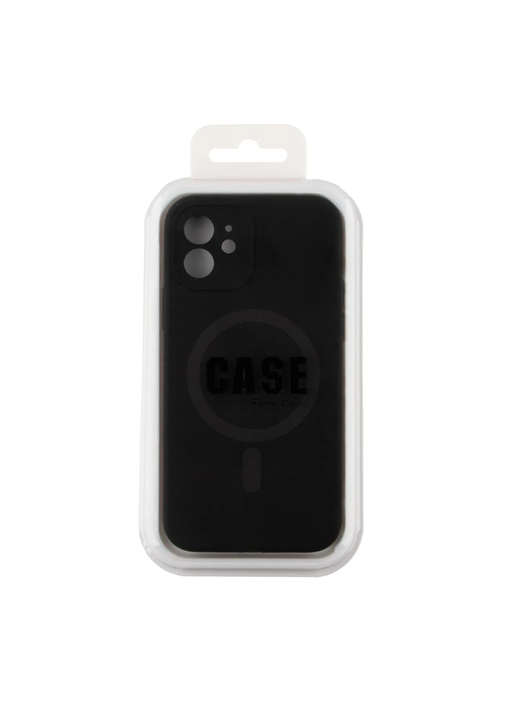 Чехол Glow Silicone Case Full Camera with Magsafe для iPhone 12 Цвет Black No Brand Apple iPhone 12 2020 (336153051)