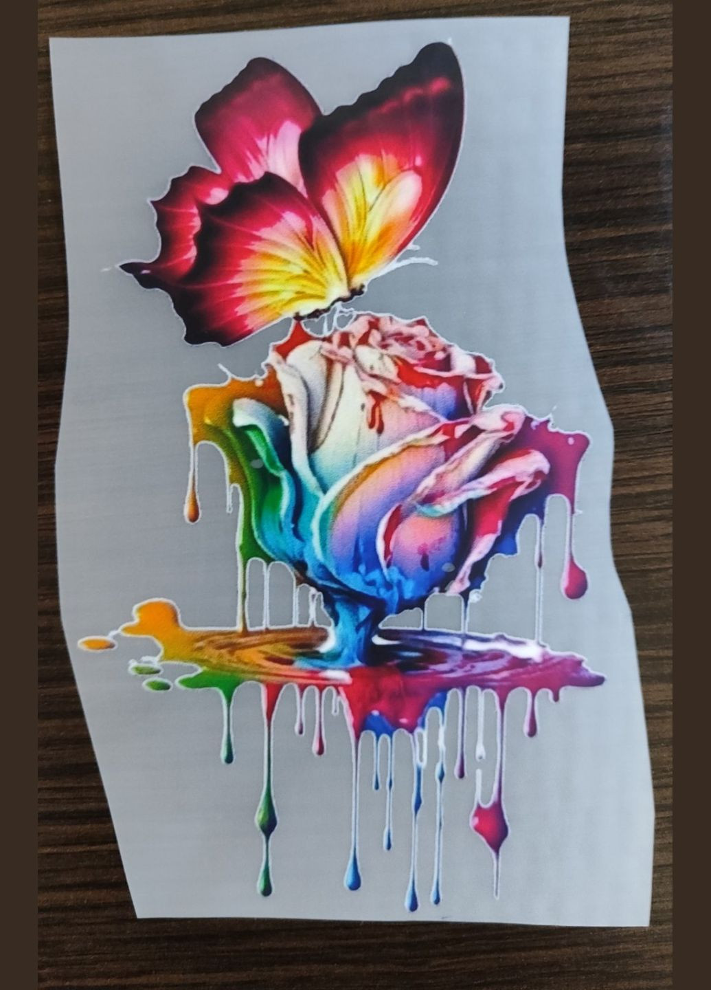 Термонаклейка на одежду "Роза" Кураж (316094610)