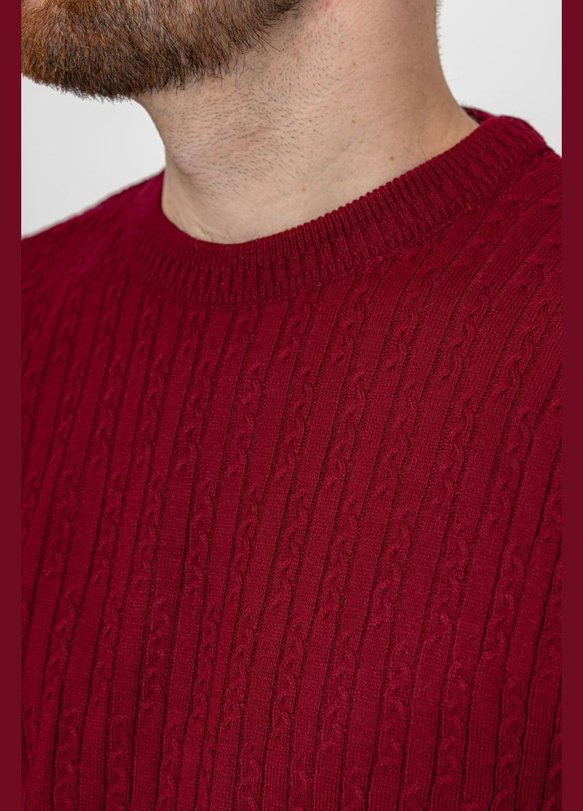 Бордовый демисезонный свитер мужской, цвет мокко, Ager
