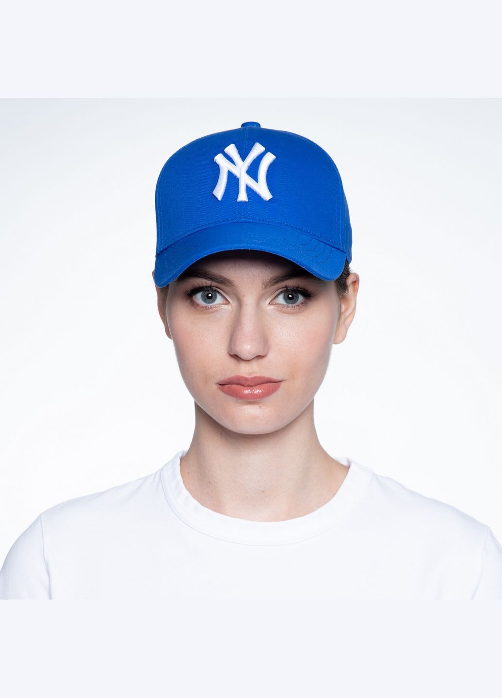 Бейсболка с регулятором женская хлопок синяя BENNY LuckyLOOK 175-327 (289358341)