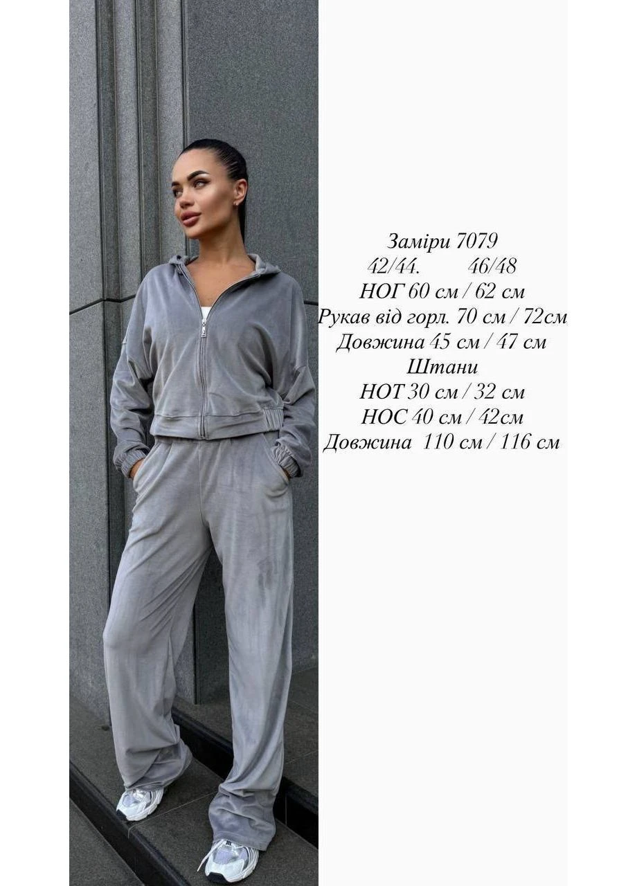 Велюровый женский костюм No Brand (372502715)