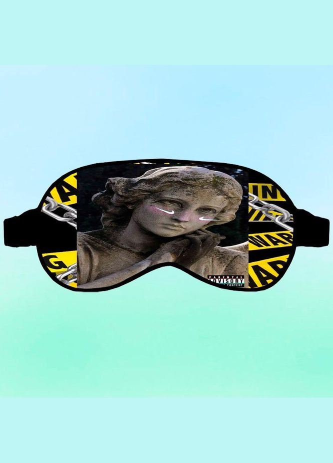 Маска для сну бюст жінки Чорна з принтом No Brand (315046617)