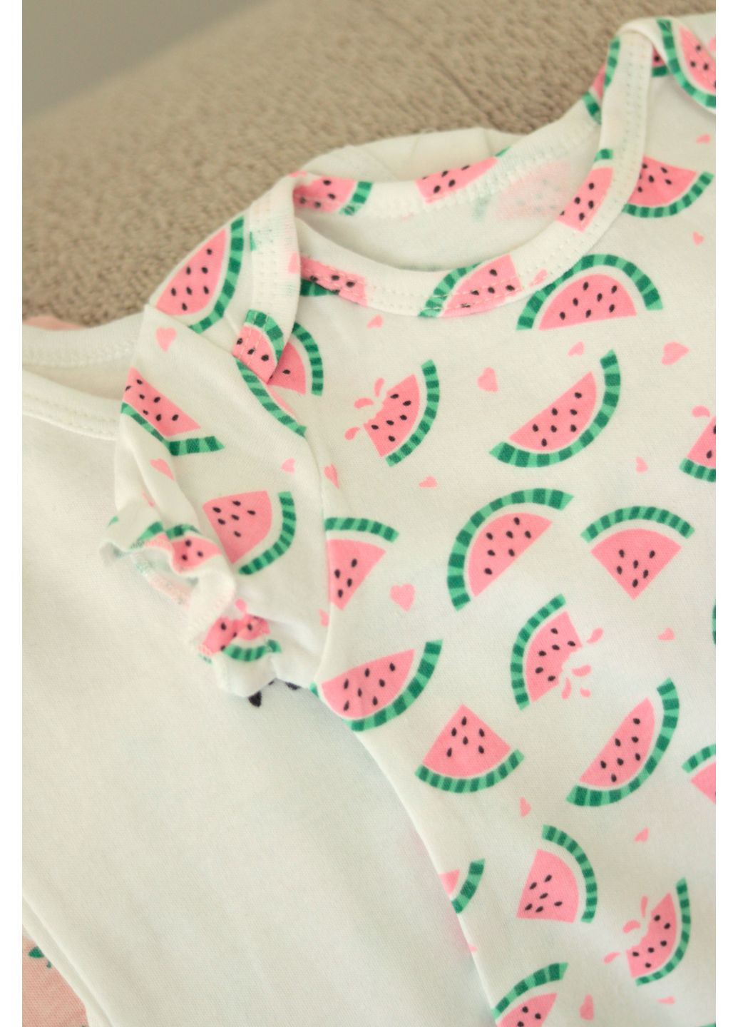 Набор боди для новорождённого Bebeli “”, 3 шт, короткий рукав New Brand Melon Girl (349735363)