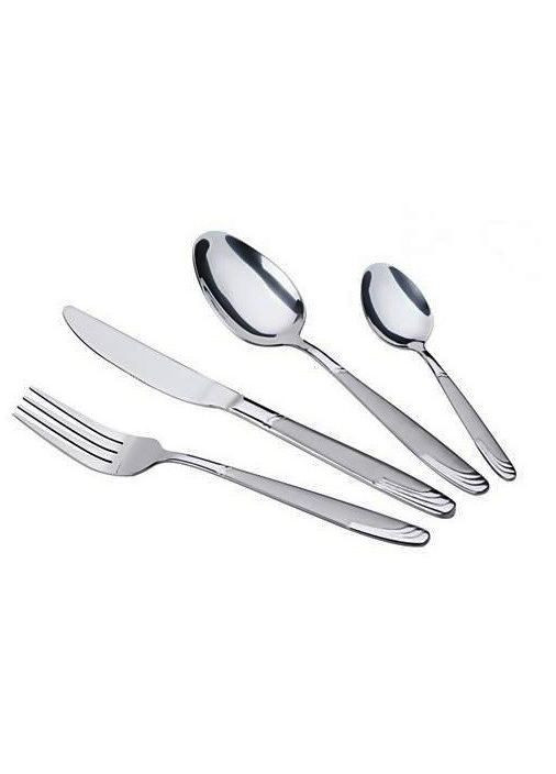 Набір столових приладів Bachmayer BM-2438 з 24 предметів у подарунковій валізі на 6 персон ложки, виделки (вилки), ножі No Brand (317170006)