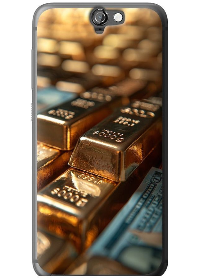 Силиконовый чехол 'Сияние золота' для Endorphone HTC One A9 (291127685)