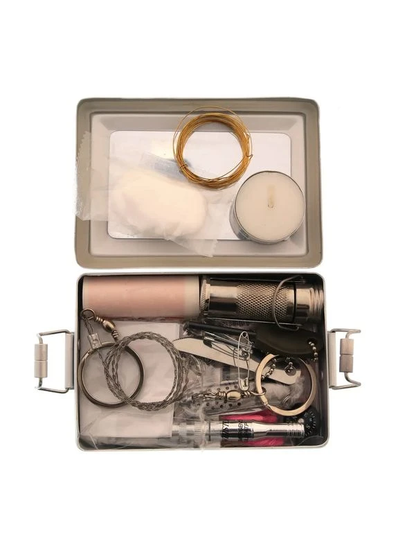 Набір для виживання тактичний SURVIVAL KIT ALU BOX (16027100) Mil-Tec (323650228)