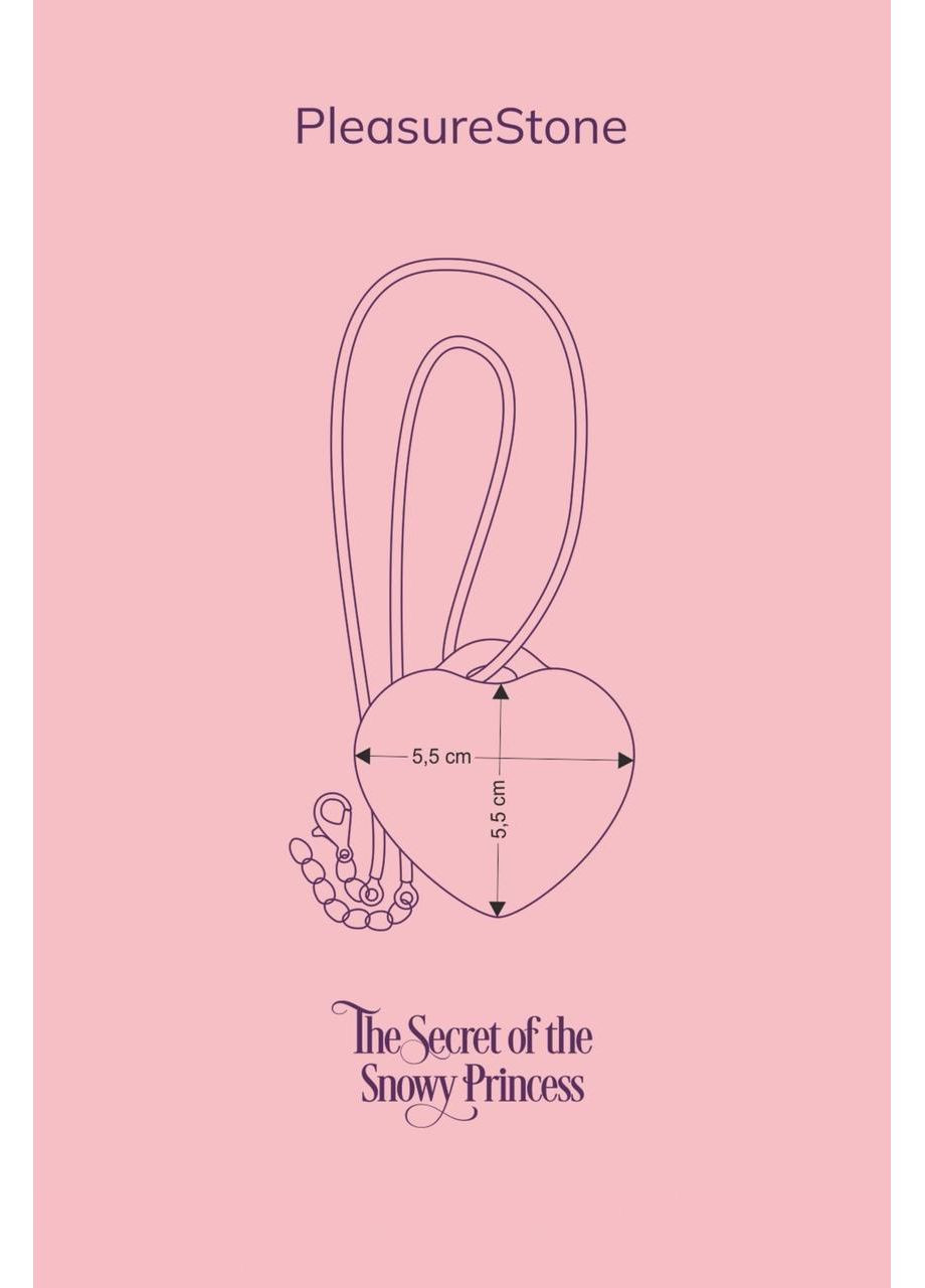 Мінівібратор «Сердечко» FairyGasm PleasureStone violet, 9 режимів, на шнурку No Brand (366878828)