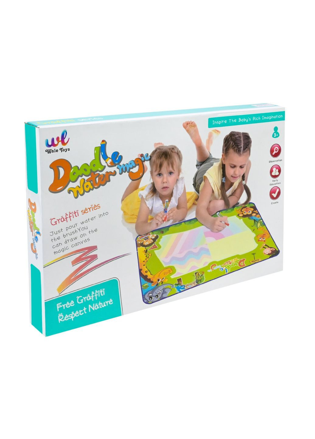 Водный коврик для рисования с аксессуарами в ассортименте - No Brand 775-1/2/3/4 (371926700)