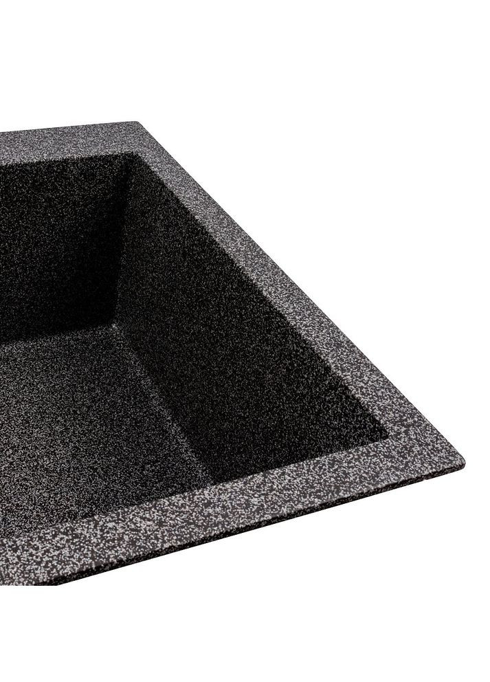 Кухонна гранітна мийка 5750 DAVINA графіт Valeso (370600433)