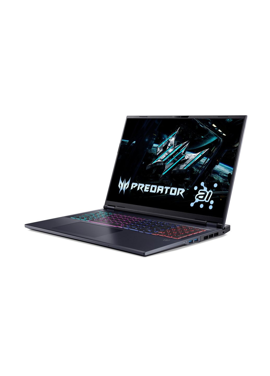 Ноутбук Predator Helios Neo 18 PHN18-72 18" WQXGA IPS, Intel U9-275HX, 64GB, F2TB, NVD5070-8, Lin, черный Acer (363833982)