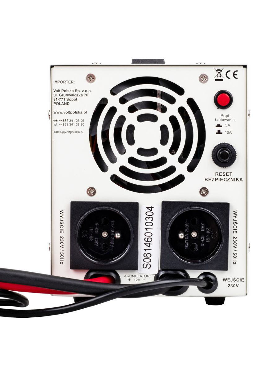 Аварийный комплект SINUS PRO 800 E 12/230V 500/800W + Аккумулятор Green Cell AGM VRLA 100Ah 12V Volt Polska (316152598)