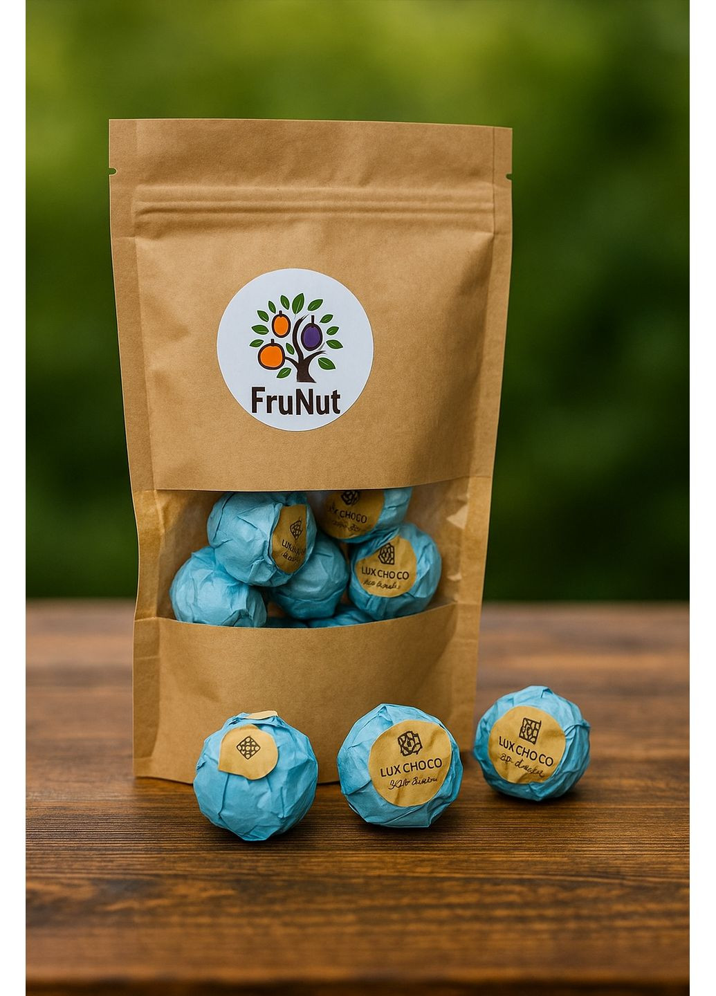 Дубайські цукерки, 3 шт (фундук, кадаіф) FruNut (365960638)