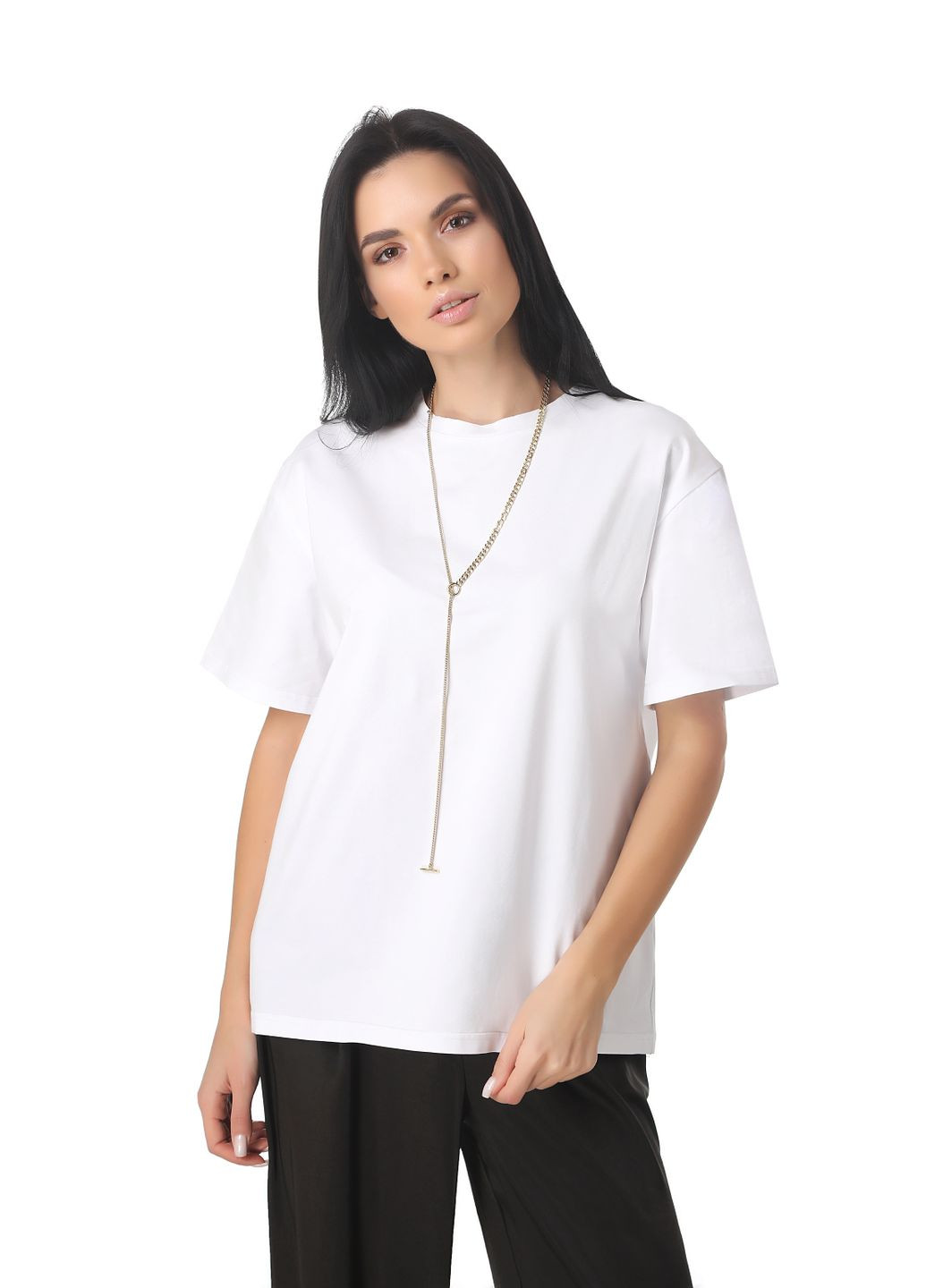 Белая футболка "basic" Aliyeva