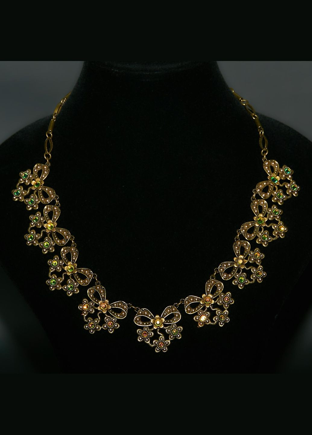 Кольє від "Вікторіанський Світанок" з кристалами Swarovski Michal Negrin (346241913)