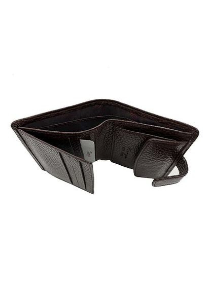 Чоловіче портмоне з натуральної шкіри коричневого кольору Karya (336377905)