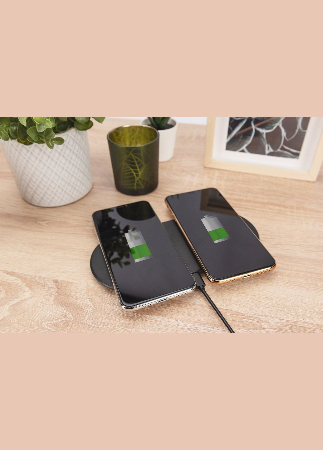 Зарядное устройство Wireless Charging, Pad, Duo, 15W Digitus (315434741)