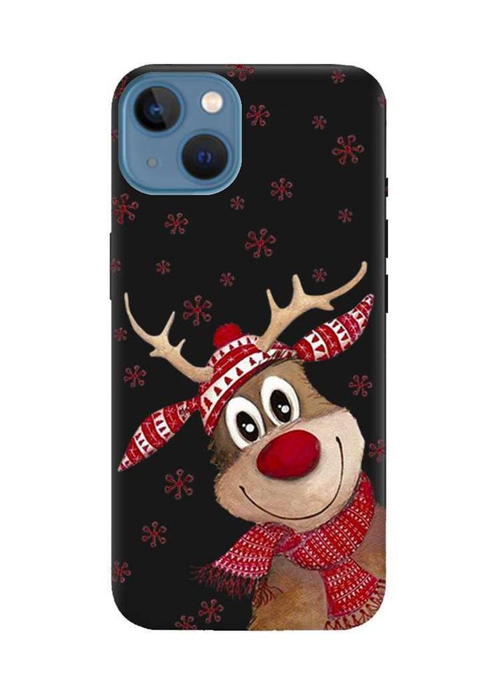 Матовый чехол на iPhone 13:: Зимний олень (принт 149) Creative (362966007)