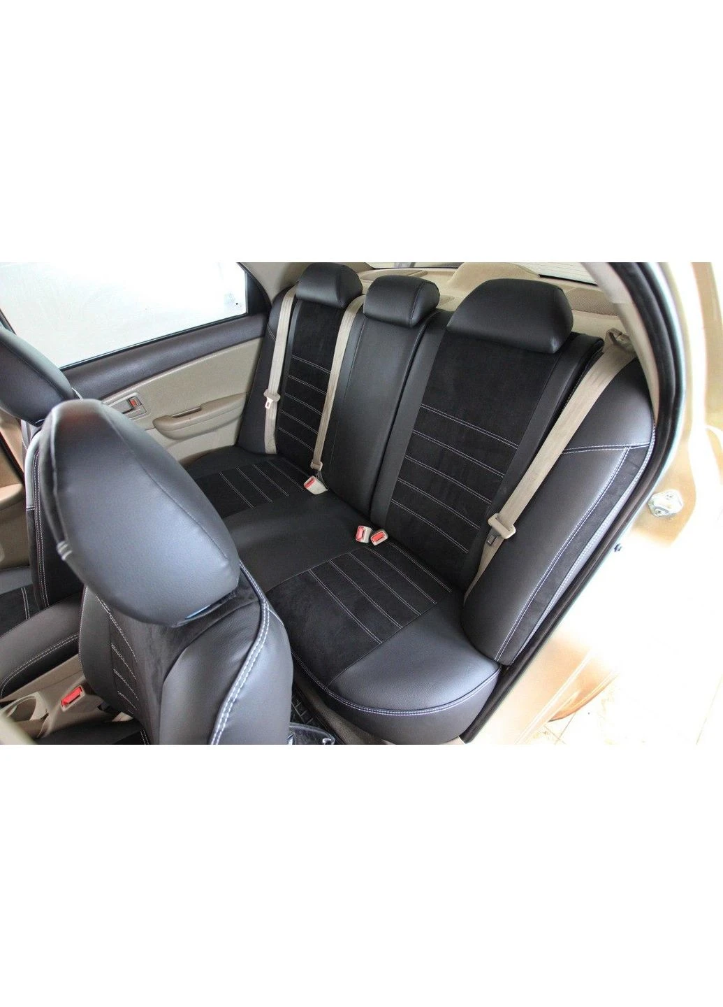 Авточохли Kia Cerato 2004-2008 (Екошкіра+Антара) Чохли в салон EMC-ELEGANT EMC ELEGANT (398178841)