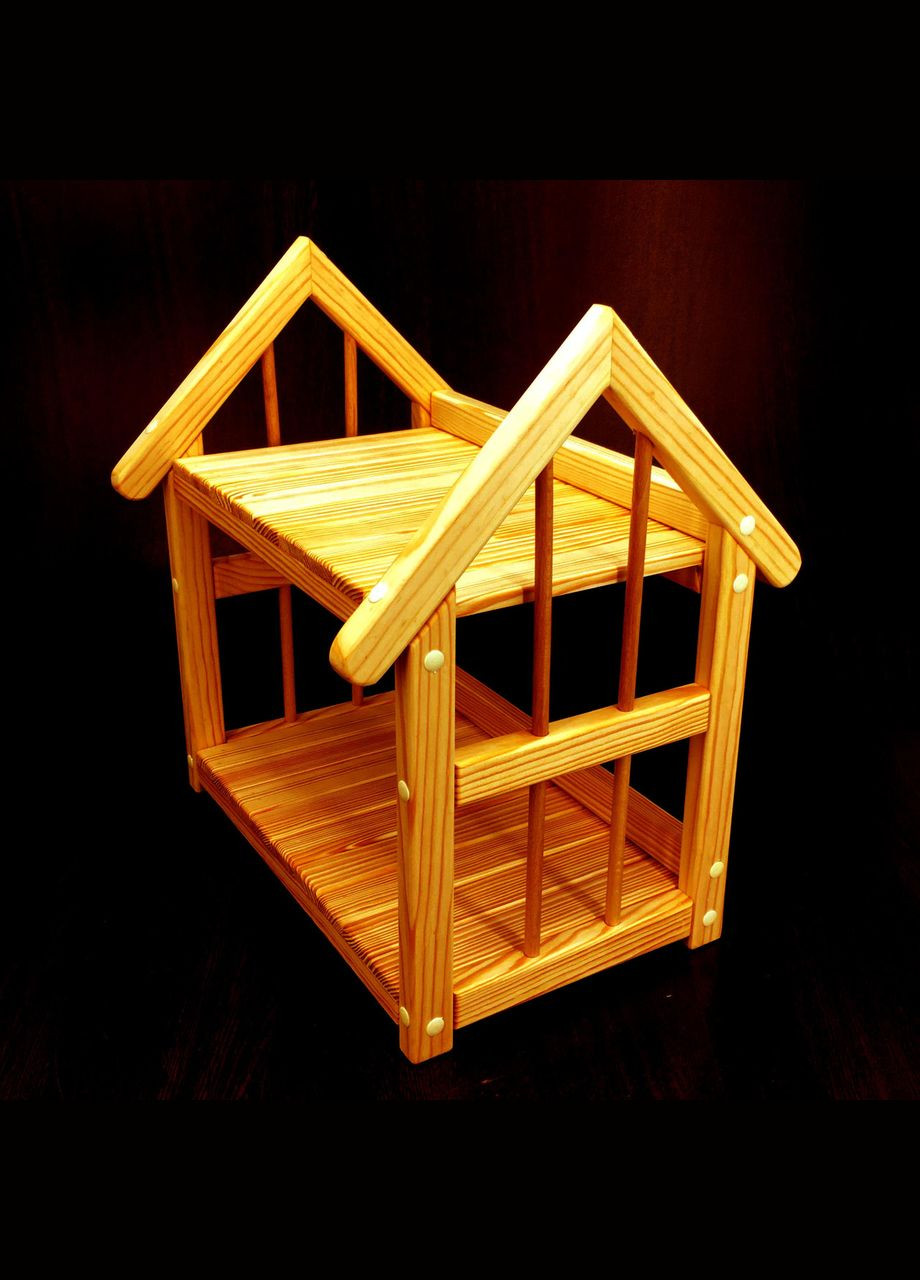 Підставка для квітів з дерева Ла-Фельгера 2 каррі (ЦВП-204003) No Brand (328225088)