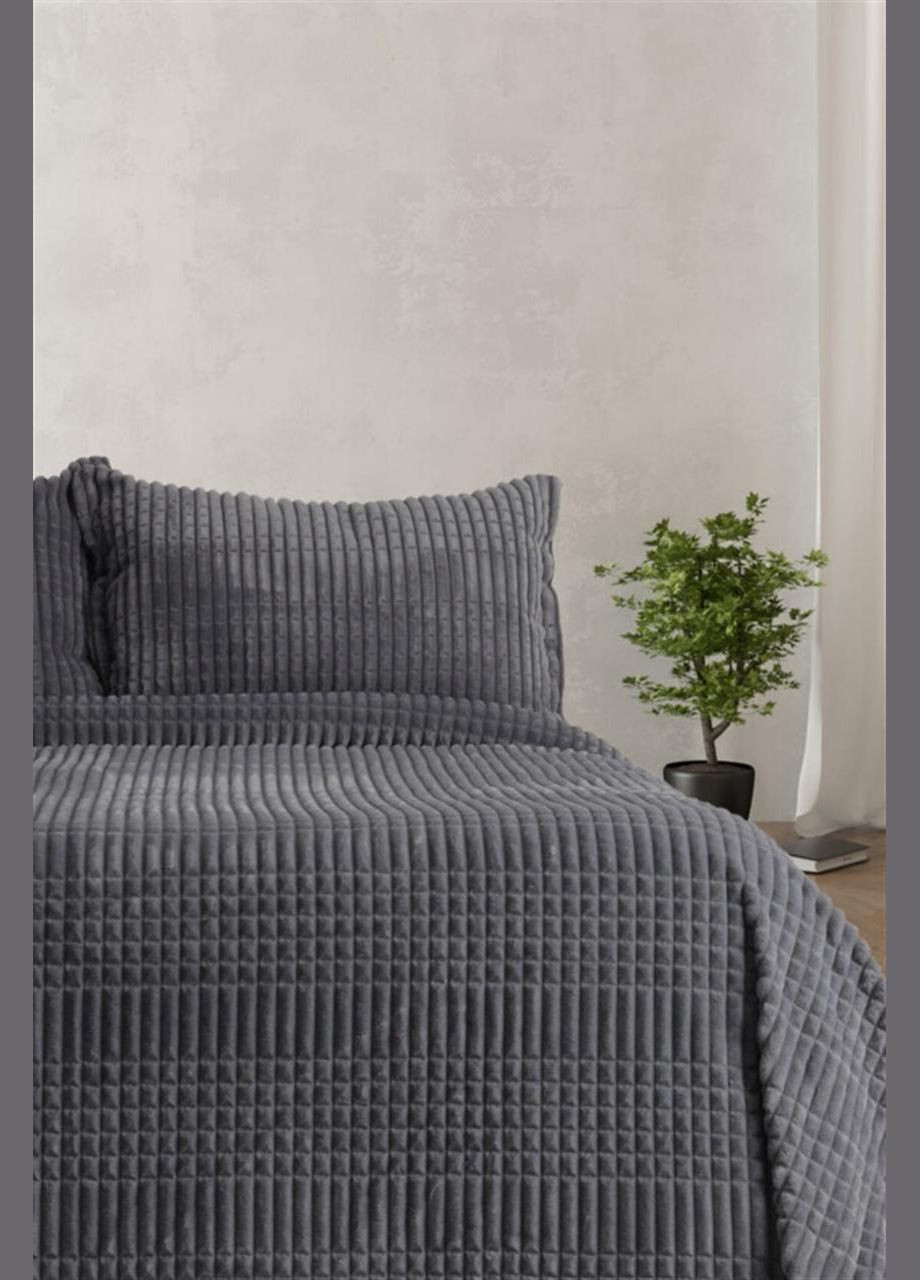 Покрывало с наволочками Modern Line 220х240 см. Темно-серый Merinos (318381178)
