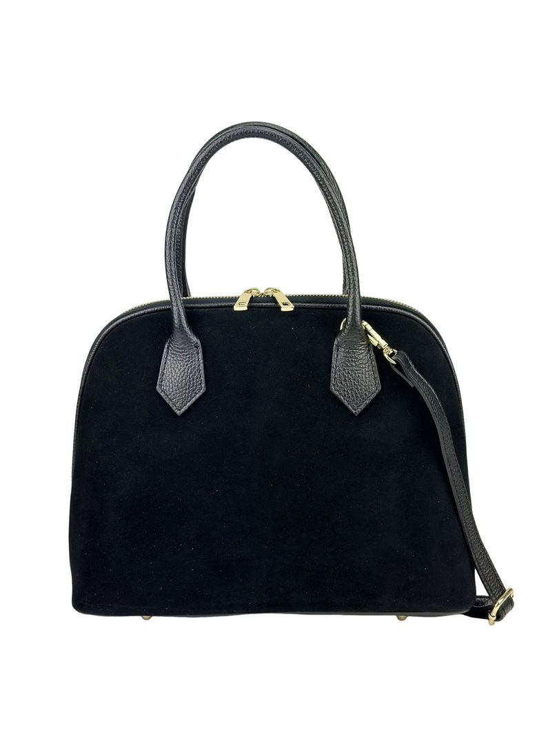 Сумка жіноча каркасна з натуральної замші Italy RoyalBag F-IT-3015 (311620052)