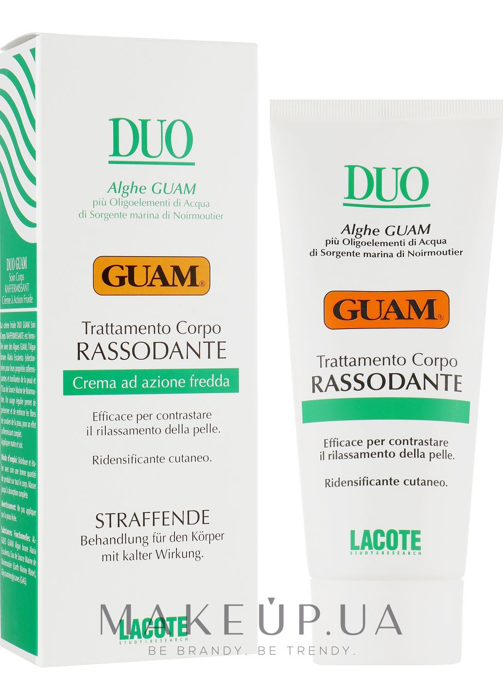 Крем підтягувальний з охолоджувальним ефектом Duo Trattamento Corpo Rassodante 200ml (848482-36547458) Guam (368602609)