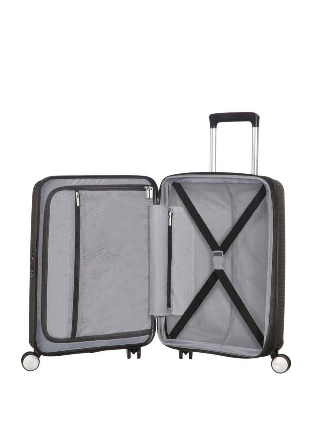 Валіза 55 Див SOUNDBOX BLACK 55x40x20-23 American Tourister (284664761)