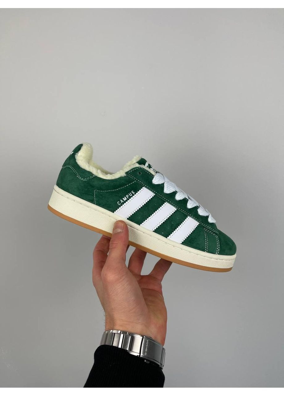 Сірі Зимовий кросівки чоловічі adidas campus 00s ‘green’ fur адідас кампус No Brand