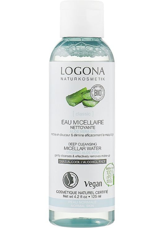 Биовод мицеллярный, глубоко очищающий Deep Cleansing Micellar Water 125ml (840812-138371) Logona (368600952)