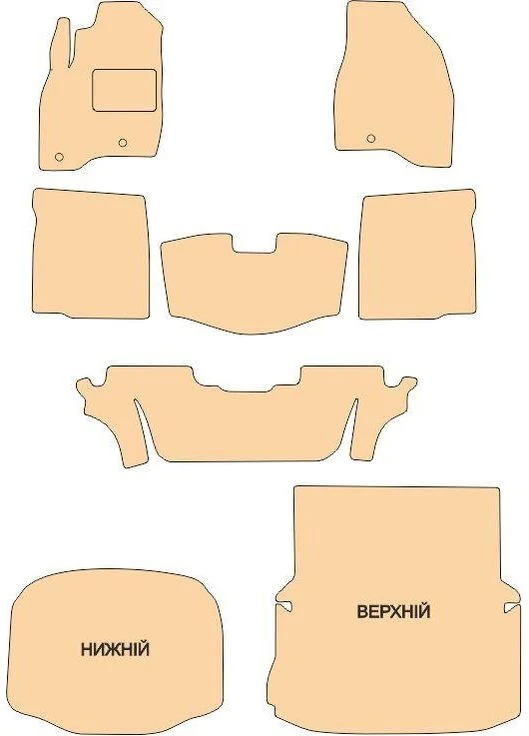 Ворсовые коврики в салон для Ford 2011 /Форд Эксплорер Beltex Explorer (391577732)