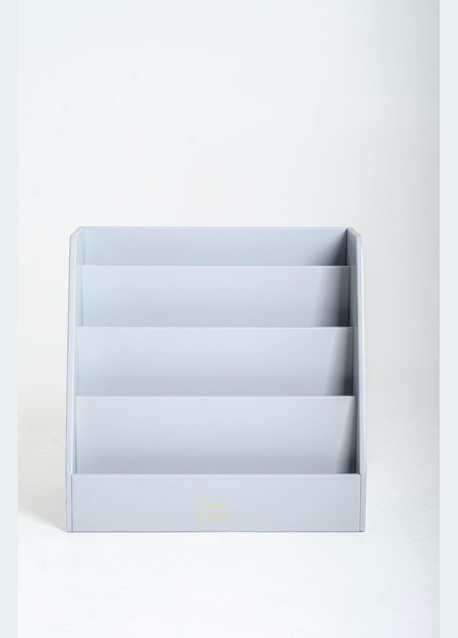 Полиця для книг маленька сіра Yoko Tower (361225180)