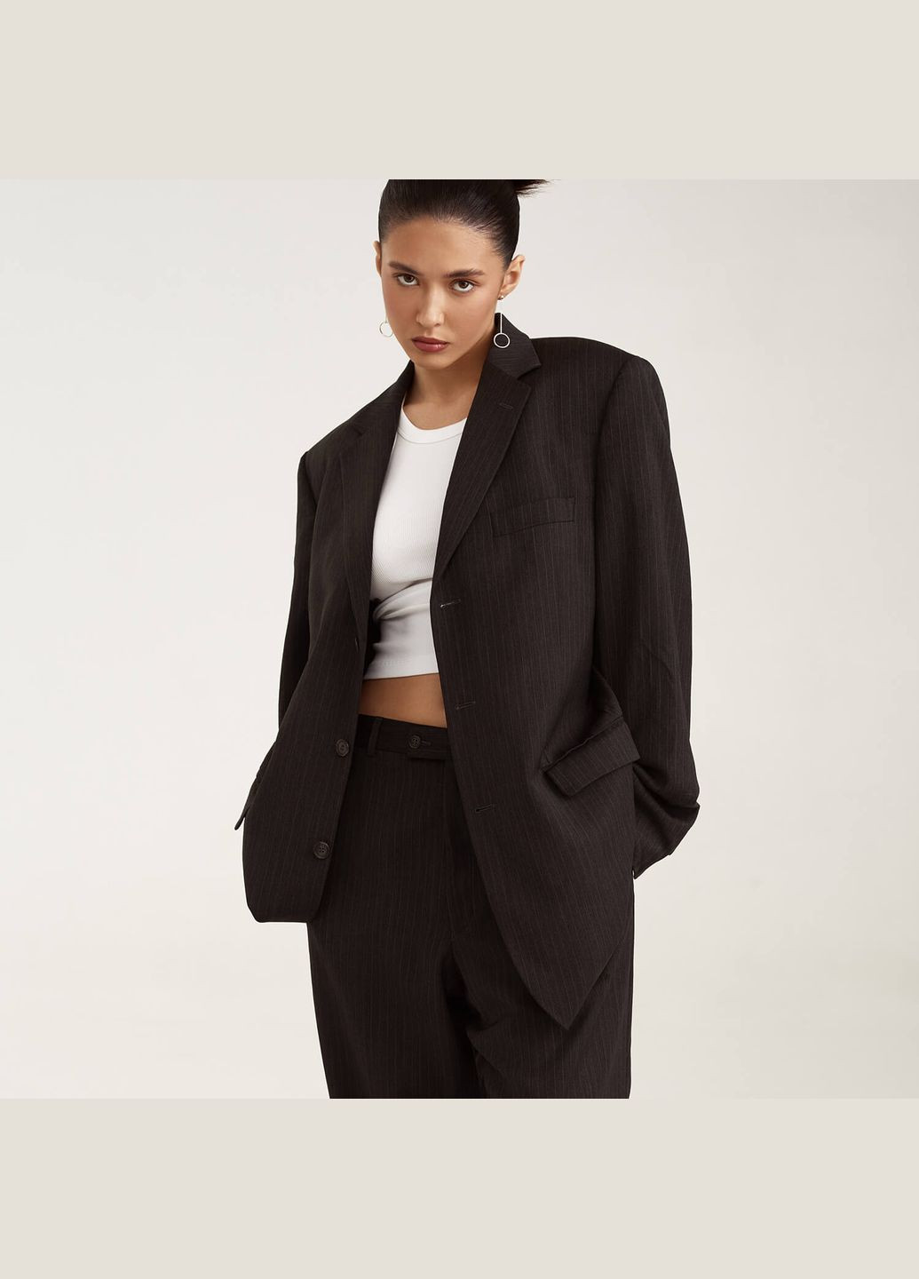 Серебряные серьги Круговорот на цепочке 123013 Oniks (264644190)