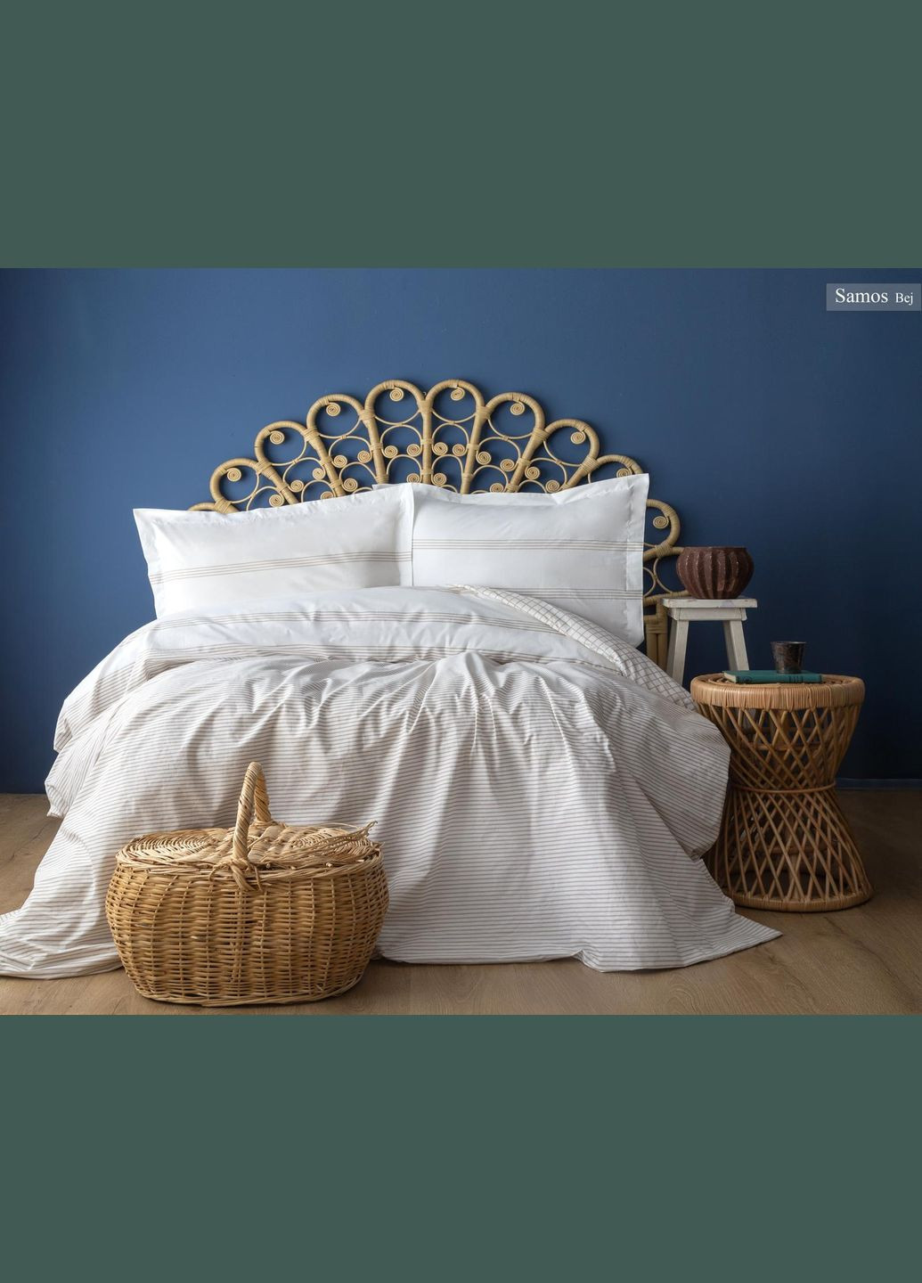 Постельное белье Pupilla Poplin 200 х 220 Samos Bej No Brand (339865761)