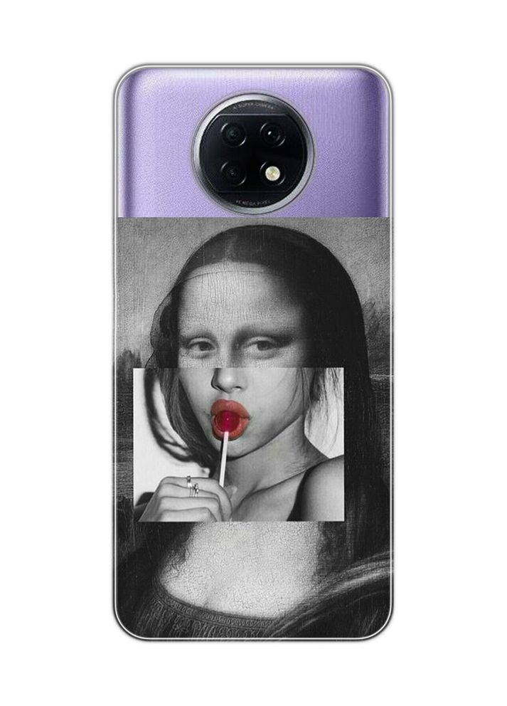 Прозрачный чехол на Xiaomi Redmi Note 9T/Redmi Note 9 5G :: Современная Мона Лиза (принт 351) Creative (360712685)