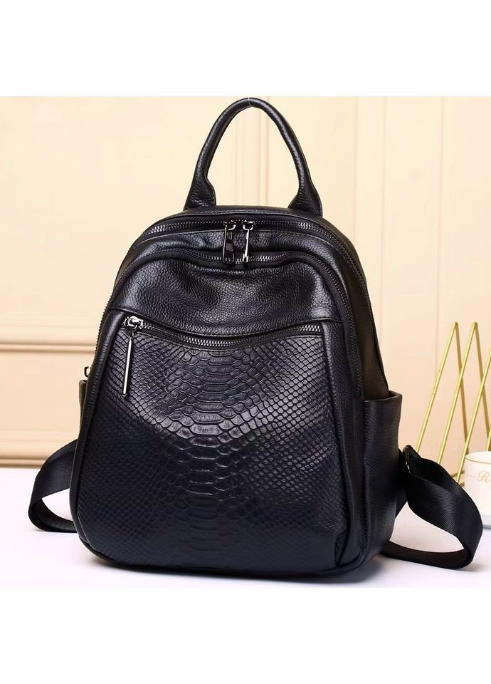 Рюкзак женский кожаный с тиснением под рептилию 34926 Tiding Bag (336551850)