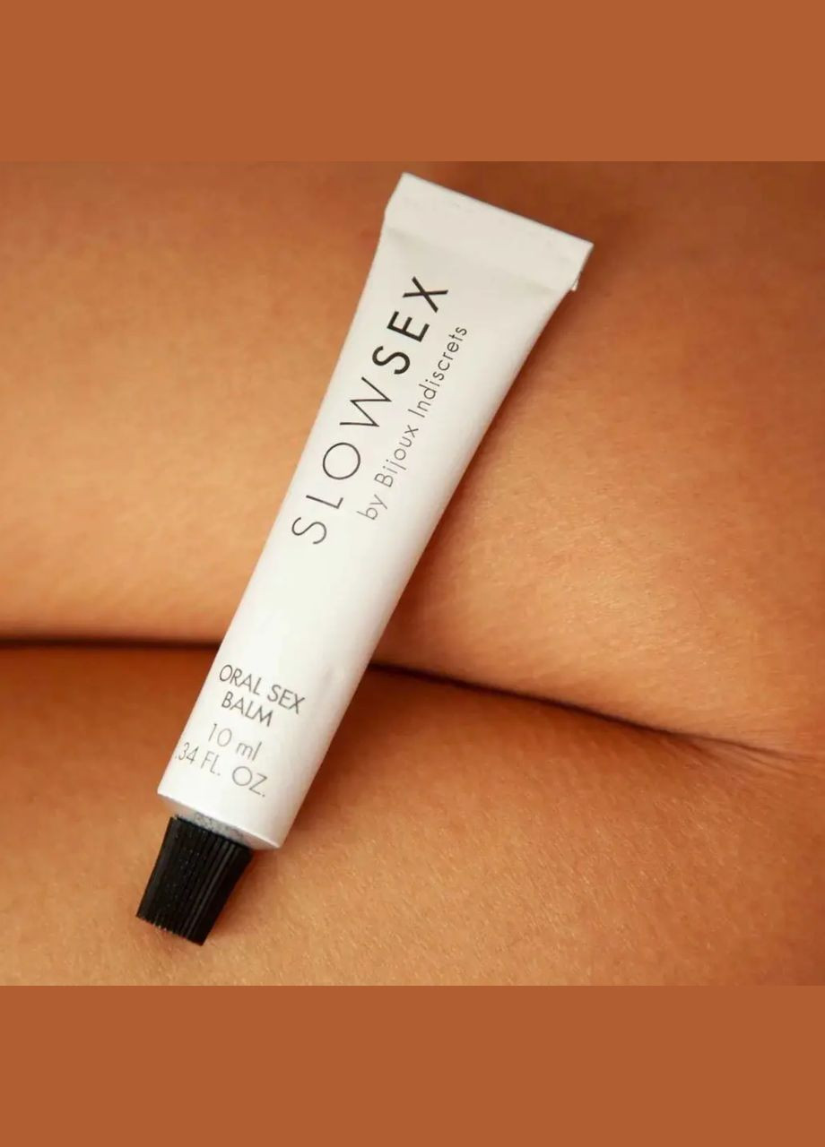 Бальзам для задоволення в оральному сексі Slow Sex «Oral sex balm» (10 мл) Bijoux Indiscrets (301417036)