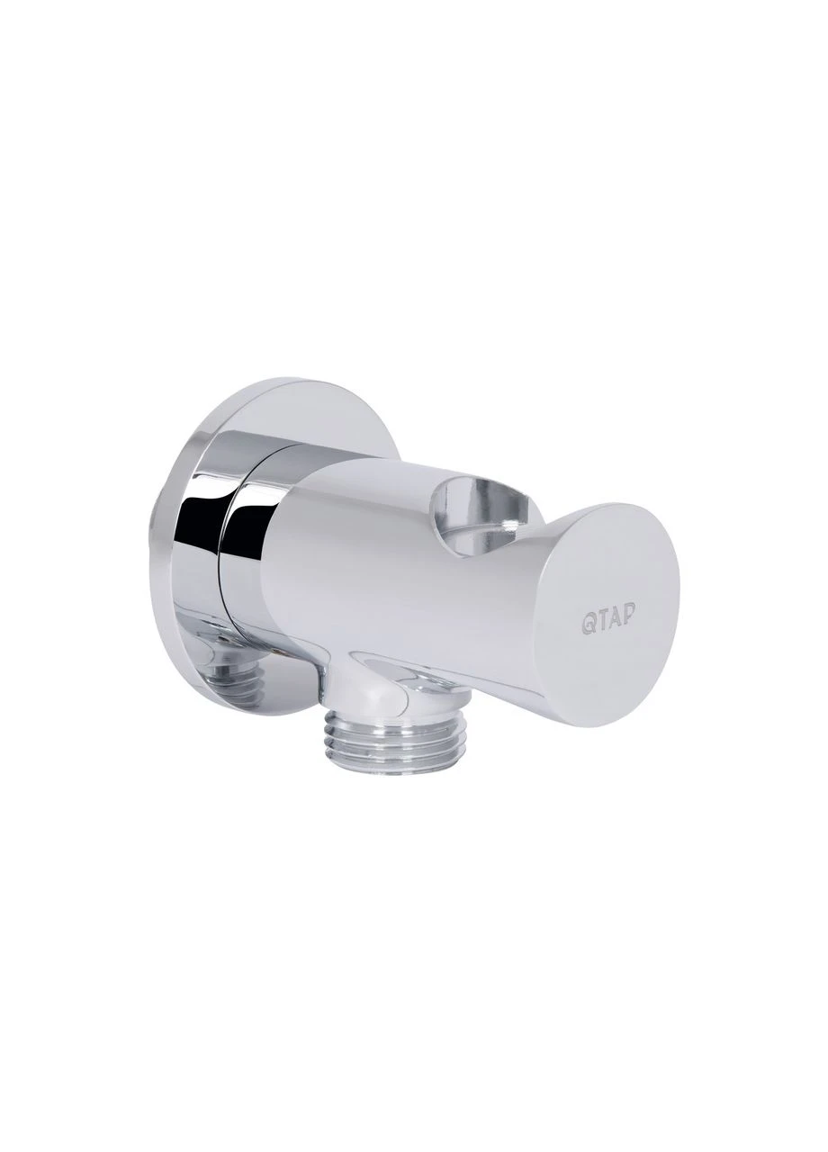 Соединение с держателем для шланга Spojecti круглое QTCRMBH030 Chrome Qtap (396883862)