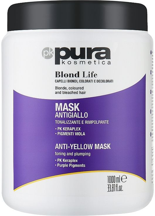 Маска для волосся Blond Life Mask 200ml (1200233-187657) Pura Kosmetica (368602835)